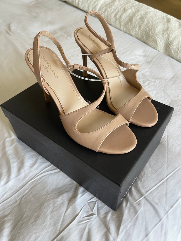 Marciano by Guess Futura Curve Heels in Light Beige