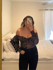 Leopard Mesh Bodysuit