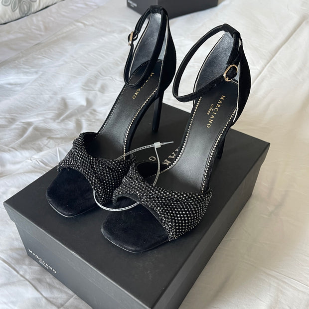 Marciano Guess Balie Black 001 Rhinestone Heels