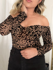 Leopard Mesh Bodysuit