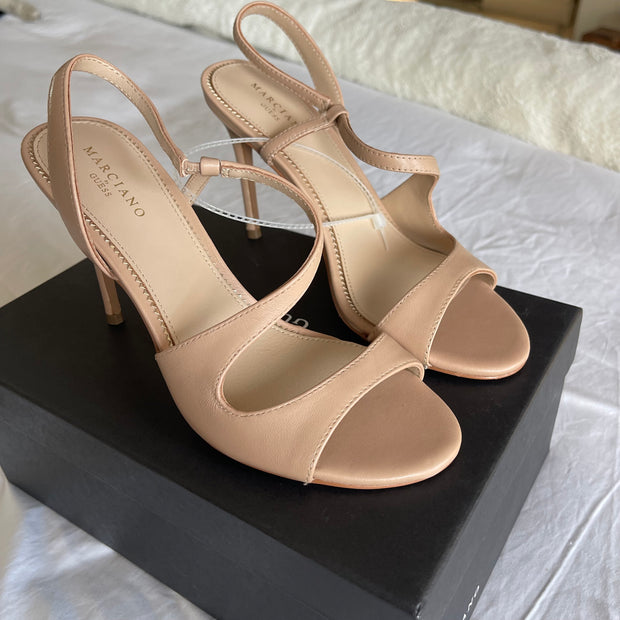 Marciano by Guess Futura Curve Heels in Light Beige