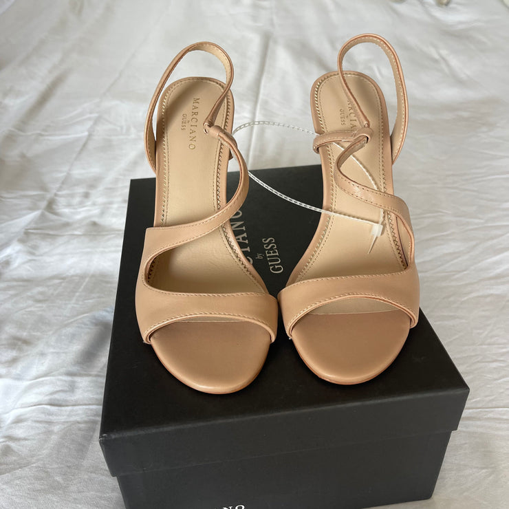 Marciano by Guess Futura Curve Heels in Light Beige